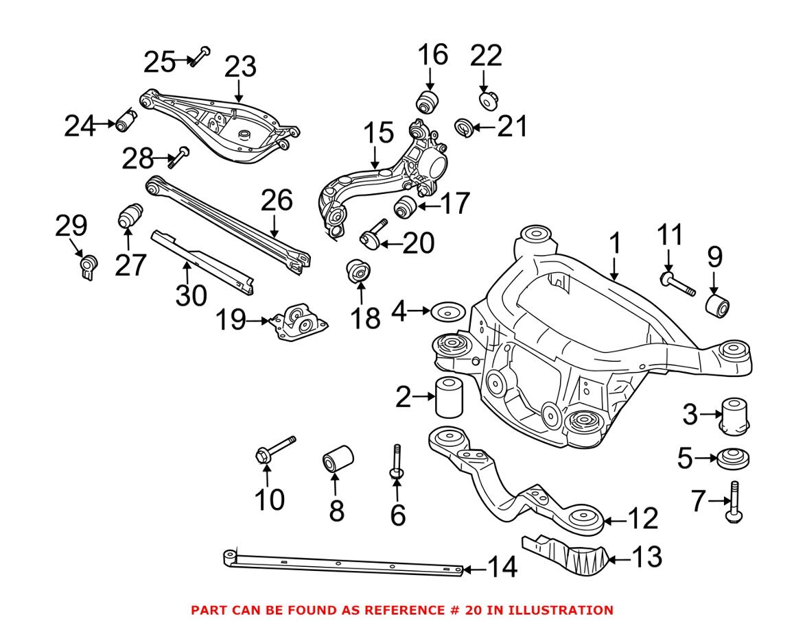 BMW Eccentric Bolt (M12X15X81) 33303411801